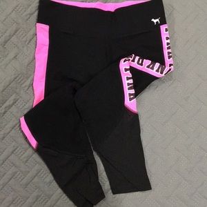 PINK crop leggings